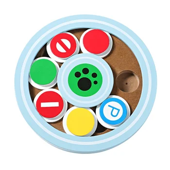 

Pet Slow Eating Feeder Increase IQ Dog Interactive Puzzle Toy Puppy Food Dispenser Feeding Bowl Dogs Training Intelligence Toy