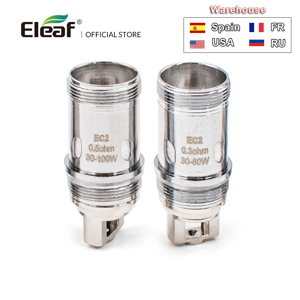 Оригинальная электронная сигарета Eleaf EC 5/10 шт. катушка для iJust 2/iJust S/Melo 3 iJust2 ECL