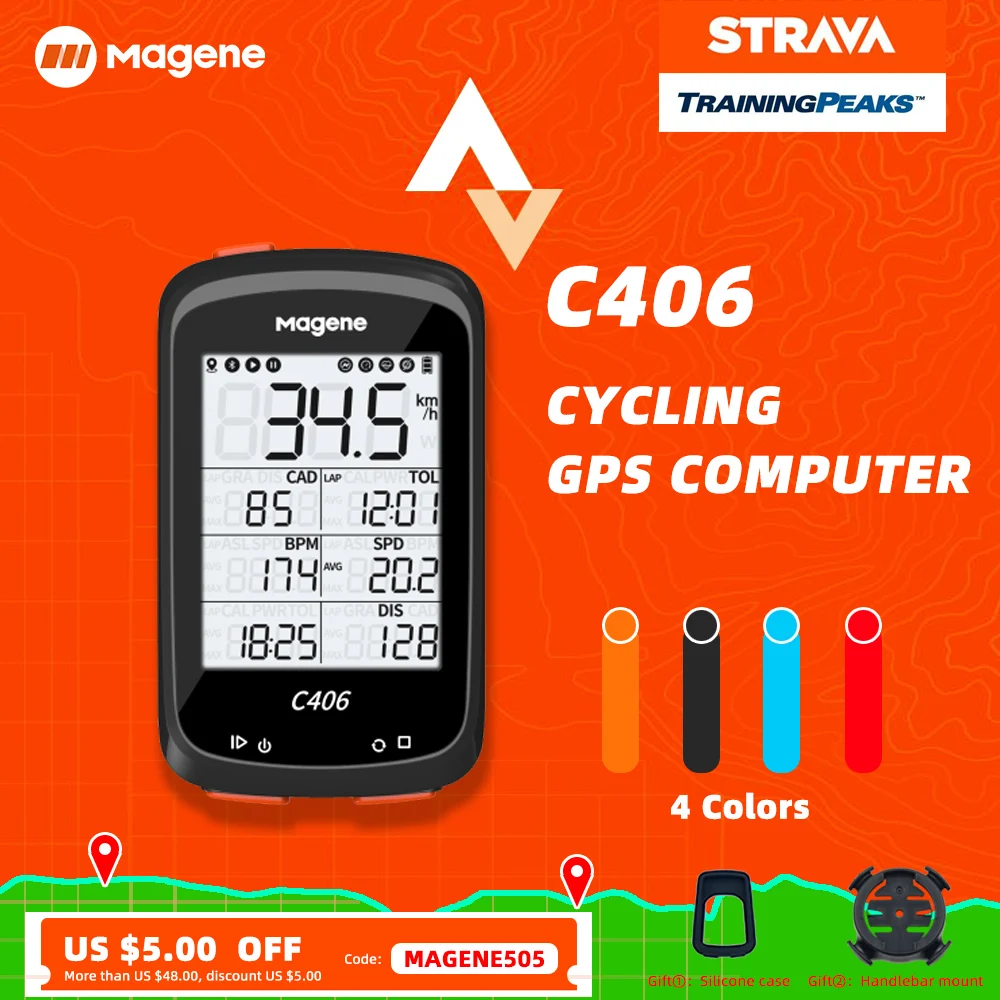 Велосипедный GPS-компьютер Magene C406 C206 306 MTB дорожный велосипед умный беспроводной