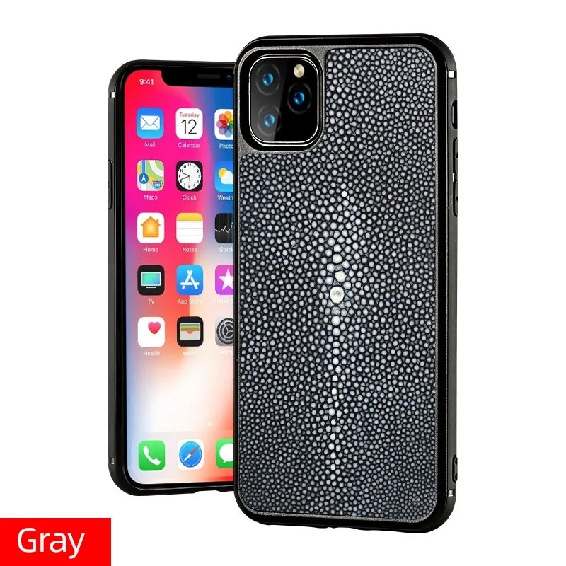 Серый Роскошный противоударный чехол Stingray для iphone 11 Heave Duty защитная задняя крышка для iphone 11 pro Чехол для MAX XR 7 8plus - Цвет: Серый