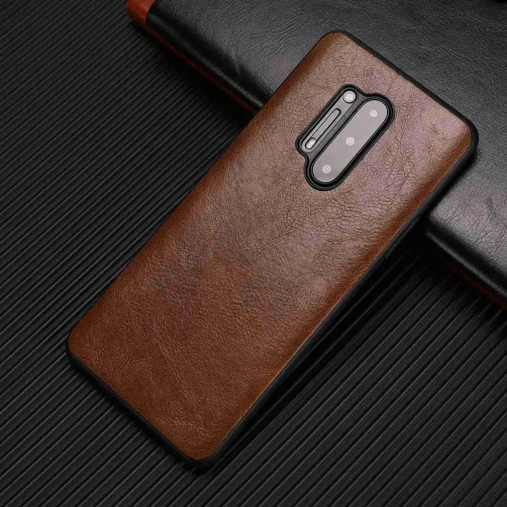 Тонкий чехол из искусственной кожи для Oneplus Nord пластиковый защитный