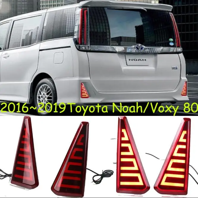 1 комплект Автомобильный Стайлинг для хвостовой лампы для TOYOTA VOXY 80 задний фонарь~ 2019y taillamp для Toyota VOXY задний фонарь VOXY80 светодиодный - Цвет: red