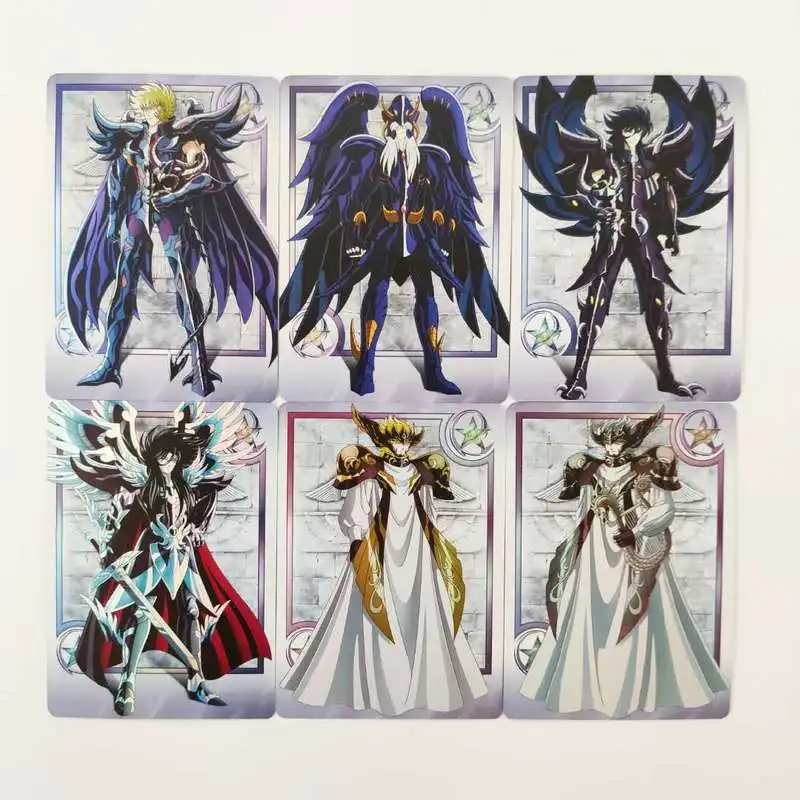 12 шт./компл. Saint Seiya Hades Specters ipnos Thanatos игрушки хобби Коллекционная игра Аниме