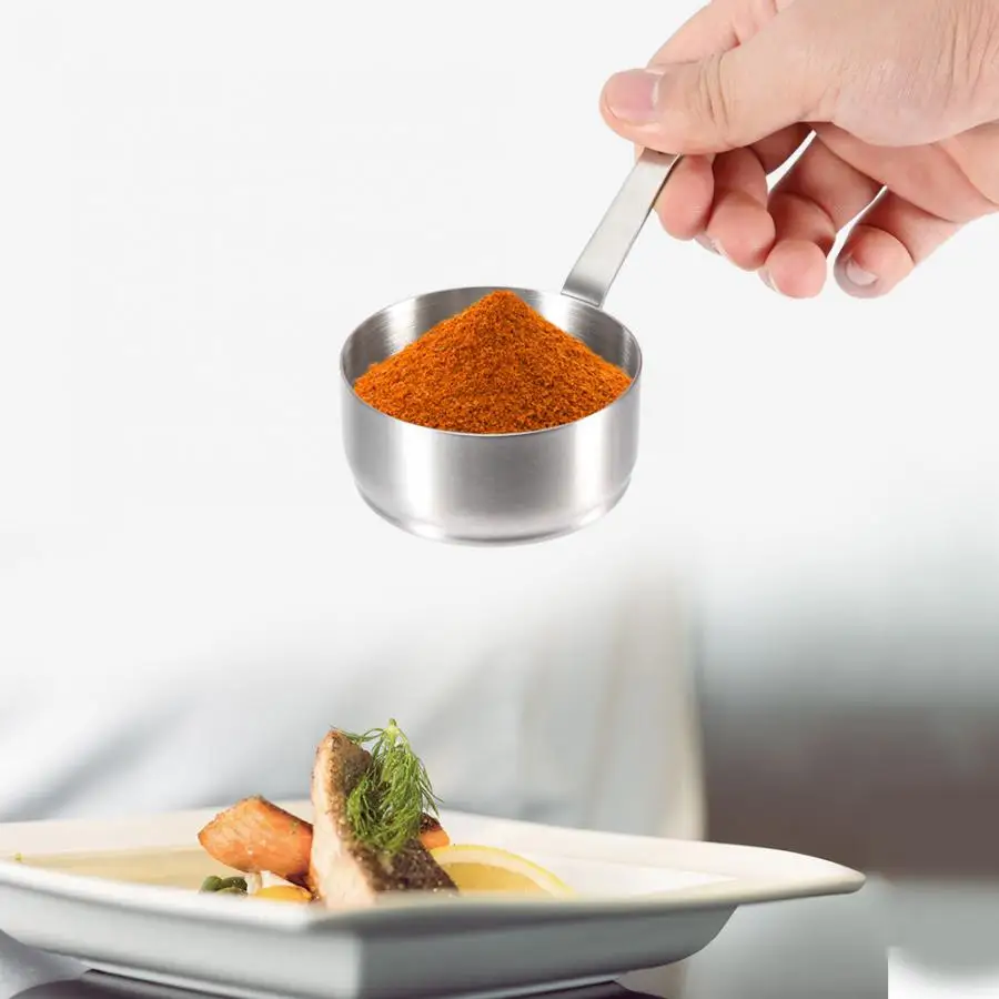 1Pcs Stainless Steel Gravy Sauce Bowl Vinegar Seasoning Solid Soybean Dish Sauce Salt Snack Small Plate Kitchen Tools