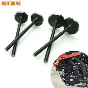 

OTOM Motorcycle Engine Parts Intake & Exhaust Valve Stem Kit For KAWASAKI KLX250 KLX250R Loncin YF300 Pit Street Bike Motocross