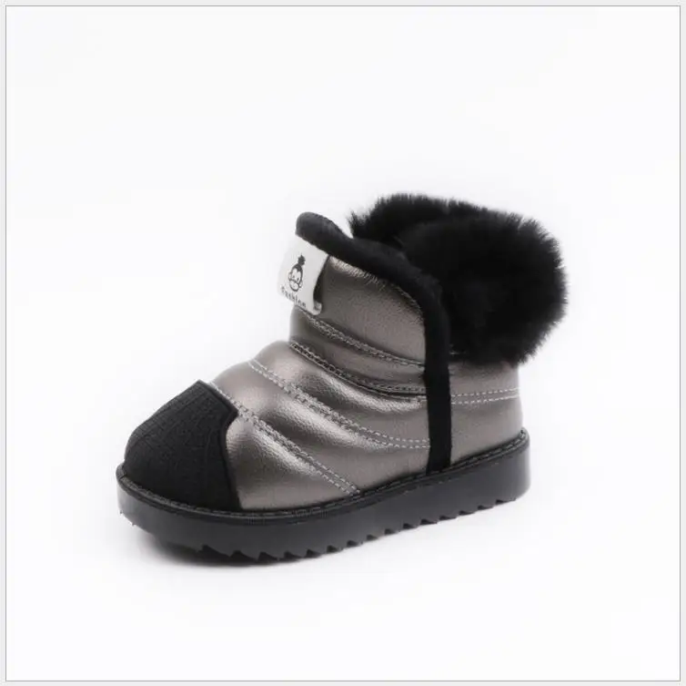 

Winter Baby Girls Boys Snow Boots Warm Outdoor Children Boots Waterproof Non-slip Kids Plush Boots Infant Cotton Shoes Kids Boot