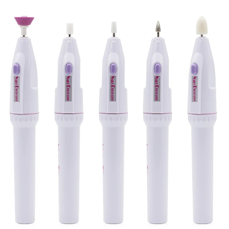 Arte Clavo Electric Mini Nail Polisher Manicure Machine Professional Gel Varnish Remover Milling Drill Bits Portable Nail Tools 6