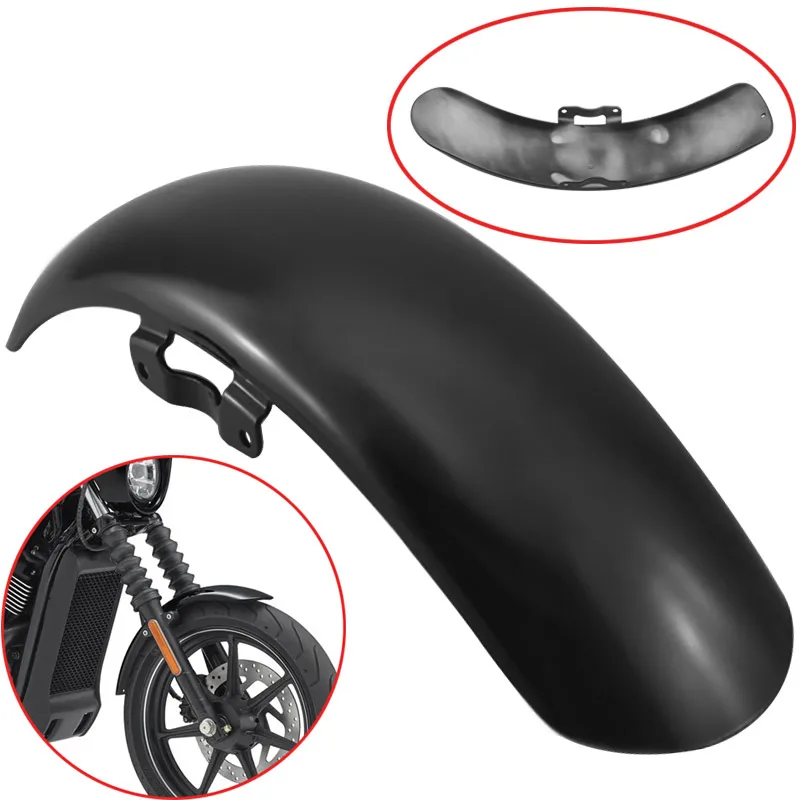 Переднее крыло мотоцикла 19 &quotчерный подходит для Harley Davidson Street 750 XG500 2015 2016 2017 2018