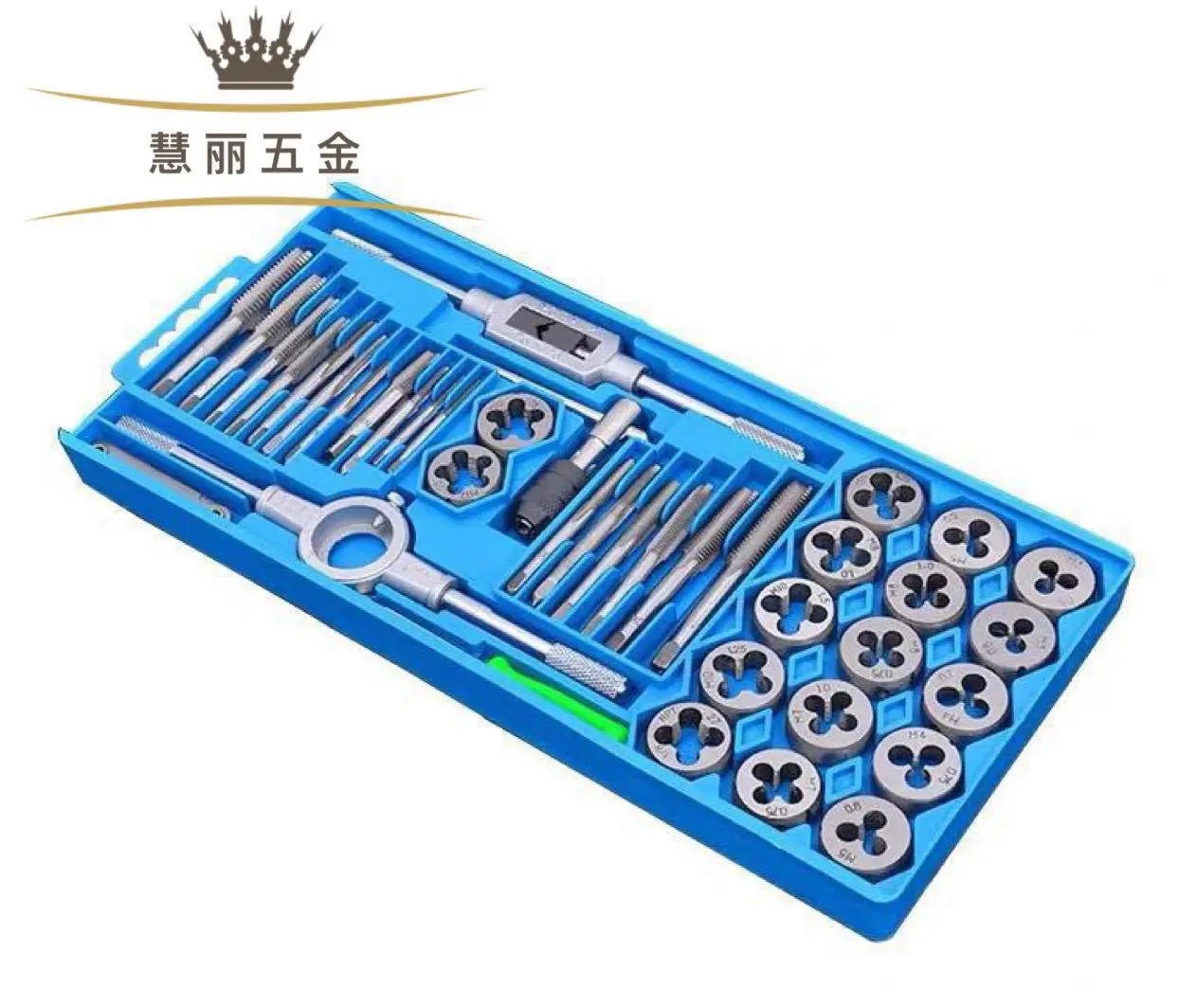 

Manufacturers Direct Selling 40 Pieces Tap And Screw Die Suite (Frame) Taps Die Metric Thread Tap Set