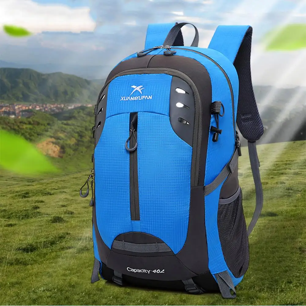 

Folding Backpack Travel Bag Lightweight Hiking One Strap Shoulder Cotton 40L Mountaineering Backpack Unisex Camping Outdoors