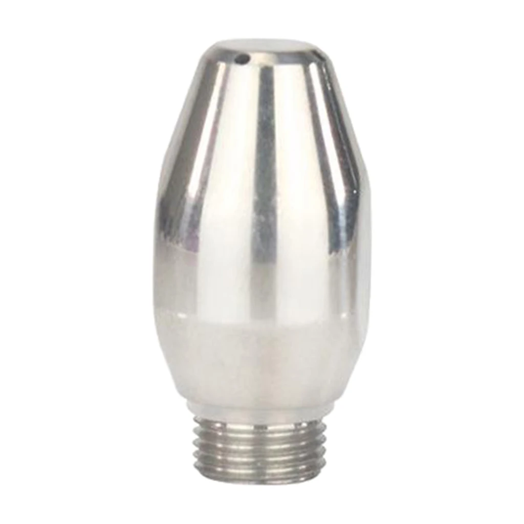 Stainless Steel Coffee Maker Machine Steam Nozzle Forth Tip Milk Foam Spout Chrome 8.2-8.5mm Thread Universal Replacement