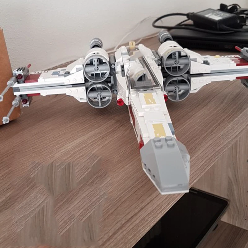 Звездные космические войны X-Wing белые строительные блоки игрушки для детей Подарки