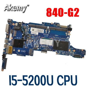 

ERILLES For HP EliteBook 850 G2 840 G2 Laptop Motherboard With I5-5200U 799510-001 799510-501 6050A2637901-MB-A02 MB 100% Tested