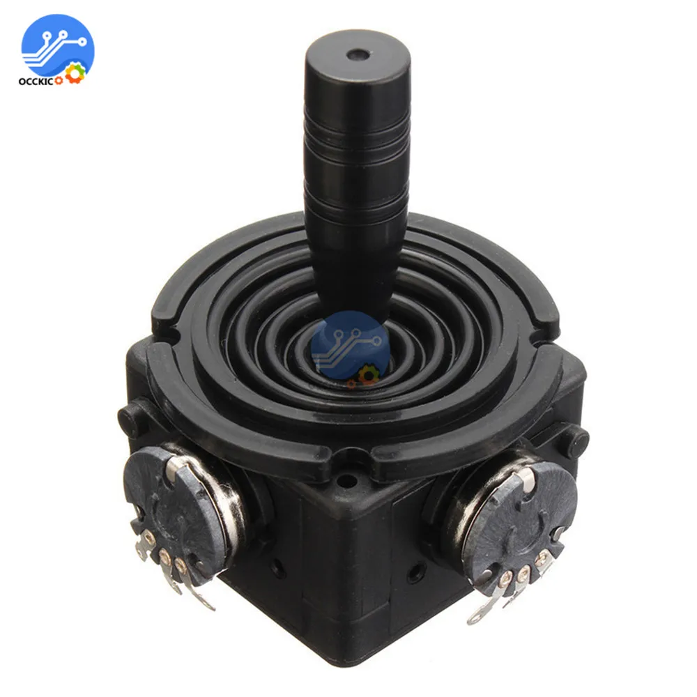 JH-D202X-R2 2-Axis Electric Joystick Reset Potentiometer 5K Ohm 2D Monitor Keyboard Controller | Электроника