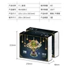 MU 3D Metal Puzzle Twelve Constellations model kits with LED light DIY 3D Laser Cut Assemble Jigsaw Toys decoration For Audit 6