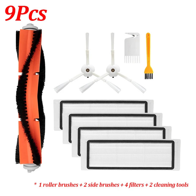 Hepa Filter Mop Rag Brush for Xiaomi for Roborock 1S S50 S55 S5 Max S6MaxV S6 Accessories Robot Vacuum Cleaner Parts Vacuum 2 XM361