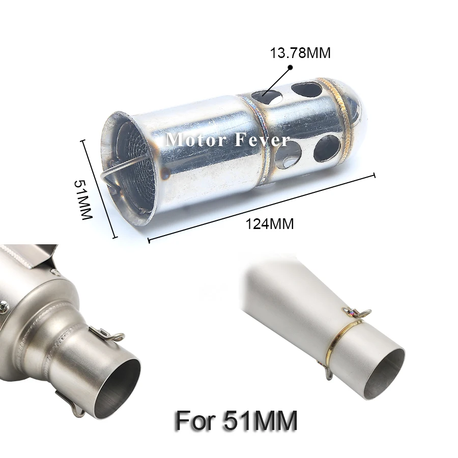 Глушитель для мотоцикла 48 мм 51 61 мм|db killer|motorcycle exhaustcatalizador escape |