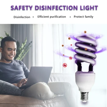 

UV Sterilization Lamp UV Sterilizer Spiral Bulb UV Bulb Solar UV Lamp Black Light Lamp
