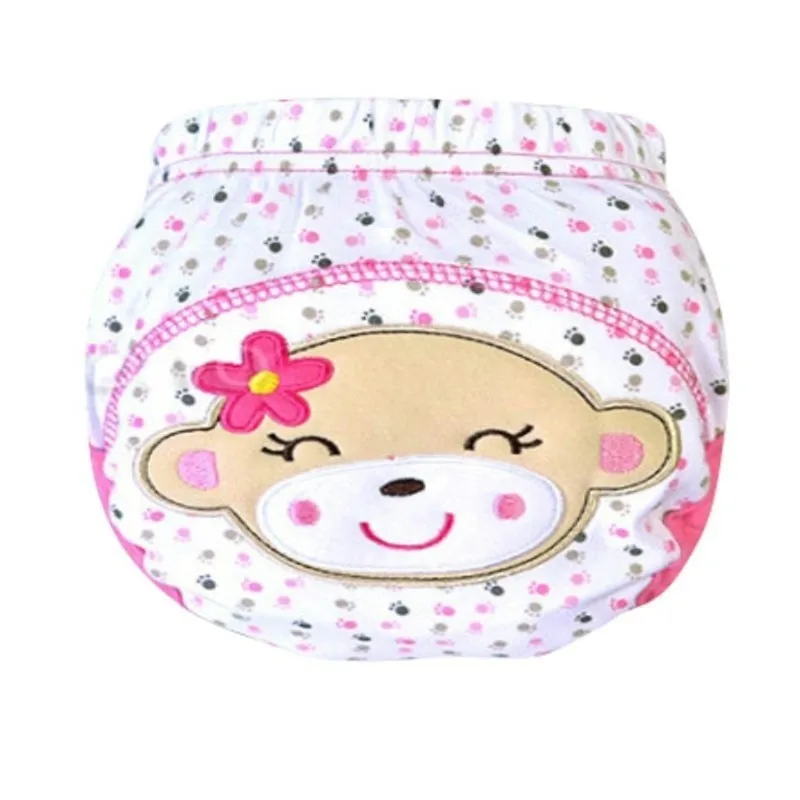 Waterproof Baby Girls Potty Training Pant Infant Underwear Panties Underclothing Leak-proof Diapers Reusable Nappies 7pcs/lot