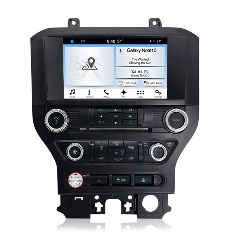 Легко Авто gps Nav Поддержка Android MP3 плеер " HD экран мультимедийная навигационная система Радио развлекательный для Ford Mustang