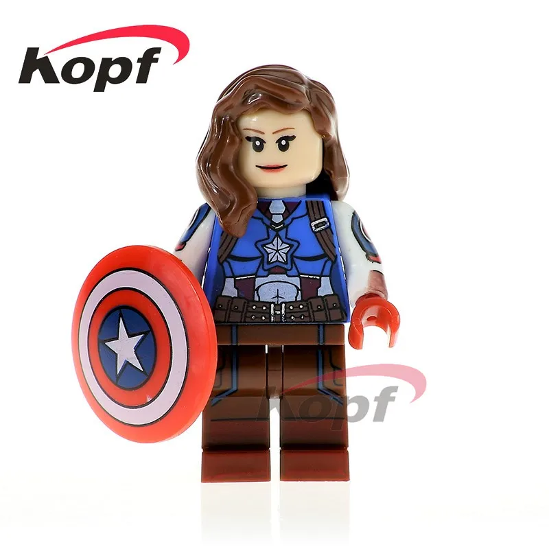 20Pcs PG337 Super Heroes Female Captain America Reverse Flash Bricks Learning Building Blocks Best Collection Toys for children - Цвет: PG334 20Pcs No Box