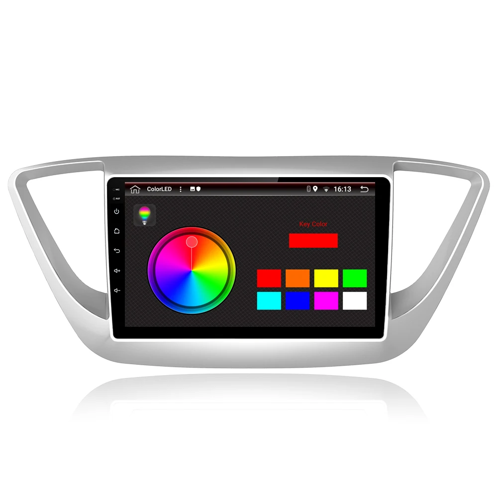 9 &quotRAM 2G ROM 32G Android 8 1 автомобильный DVD GPS плеер для Hyundai Verna Solaris Радио стерео головное