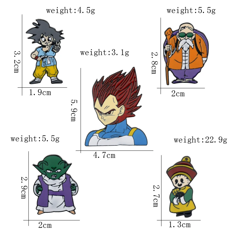 Классическая Аниме ONE PIECE Луффи/Dragon Ball Z солнце Гоку брошь мультфильм эмаль булавки и броши для женщин мужчин Детские аксессуары подарок