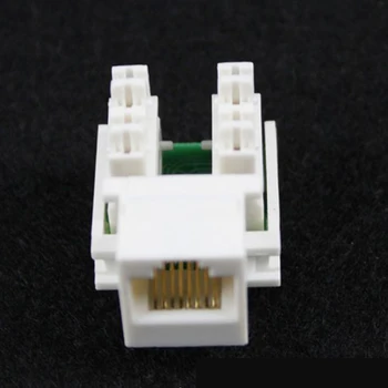 

10pcs Cat5E 8P8C RJ45 LAN Network Ethernet Punch Down Keystone Socket Jack Cat5E Network Connector