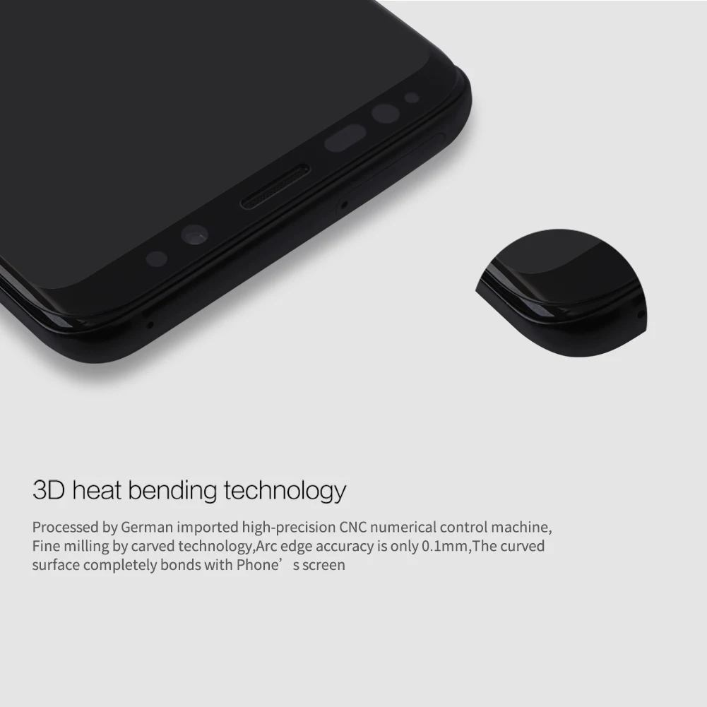 Для samsung Galaxy S9 Plus Защитная пленка для экрана Nillkin 3D полная клейкая Обложка защитное закаленное стекло для samsung S9