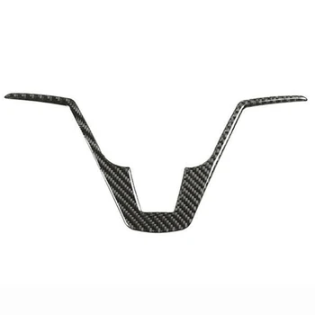 

Car Steering Wheel Lip Trim Carbon Fiber Panel Cover Decoration Accessory