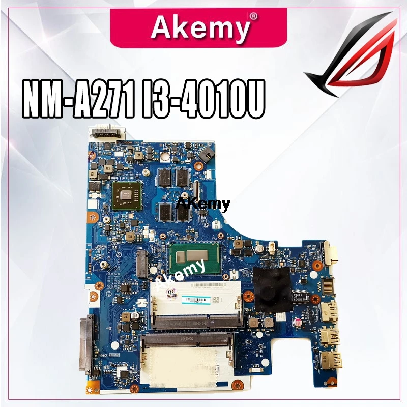

NM-A271 Laptop motherboard for Lenovo G50-70 original mainboard I3-4010U
