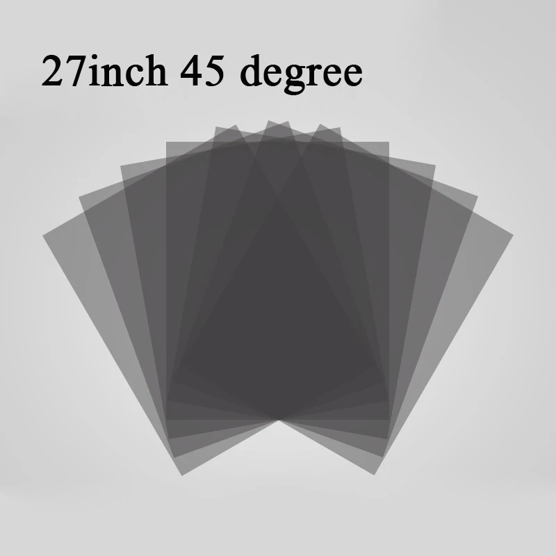 27inch 0/45/90 degree Glossy LED/LCD Polarizer Polarizing Film for LCD LED IPS Screen for TV LCD Monitor Super clear polarizer film