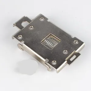 Однофазный 35 мм DIN rail фиксированный твердотельные реле зажим - Цвет: without 2 screws