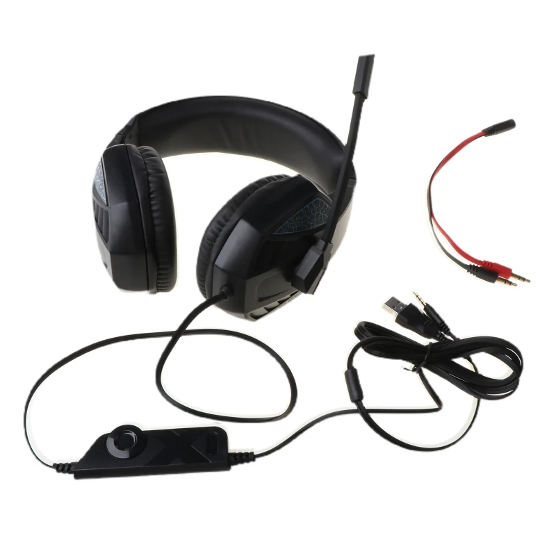7100 Professional Gaming Headphones 3 5mm Wired Jack Stereo Headset For PUBG PS4 203A