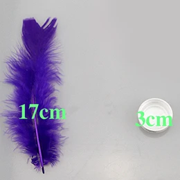 purple (50pcs) Красочные перо головные уборы аксессуары ручной декоративные материалы для ручных поделок реквизит для сцены 50 шт./пакет - Цвет: purple (50pcs)