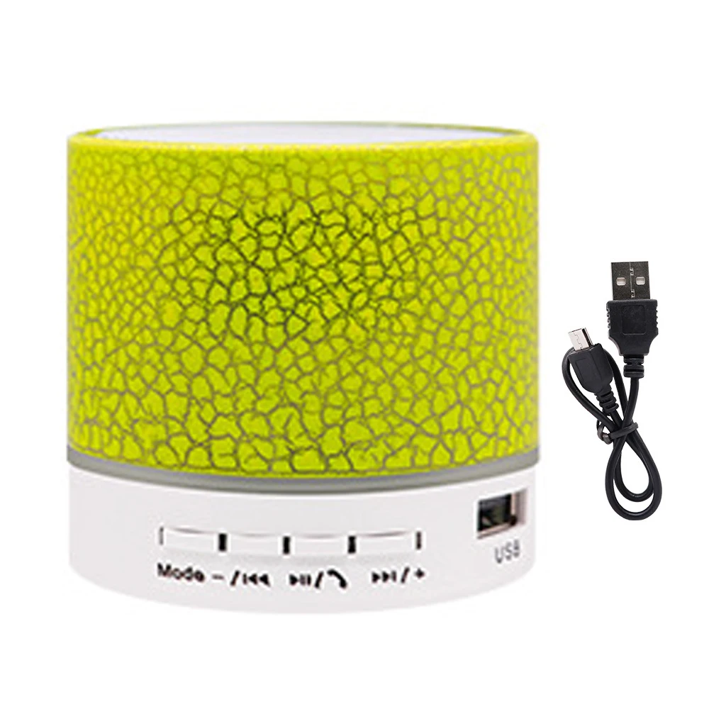 A9 мини беспроводной Bluetooth динамик громкий динамик трещины светодиодный цветной TF USB Сабвуфер Bluetooth динамик s Mp3 стерео аудио музыкальный плеер