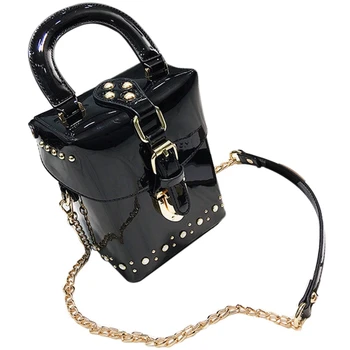 

LJL-Diamond Box Handbags Mini Crossbody Bag For Women Messenger Bags