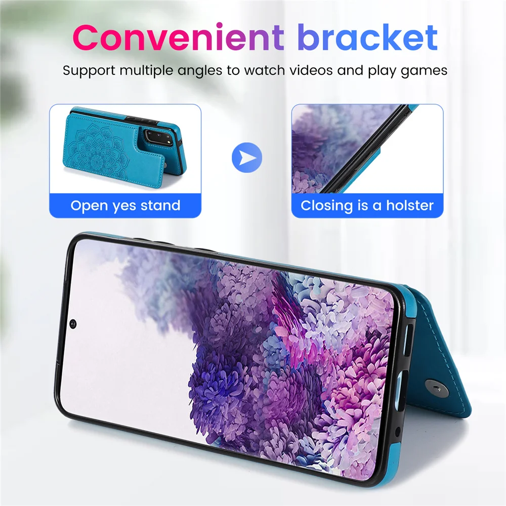 Mandala Flower Leather Wallet Card Case For Samsung S20 Ultra S10 E S9 S8 Plus S7 Edge Note 8 9 10 Plus Lite A81 A91 Phone Cover Mandala Flower Leather Wallet Card Case For Samsung S20 Ultra S10 E S9 S8 Plus S7 Edge Note 8 9 10 Plus Lite A81 A91 Phone Cover