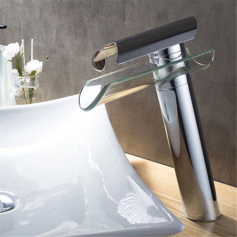 

Bathroom Sink Faucet Single Lever Basin Faucet Single Lever Waterfall Bathroom R9JC