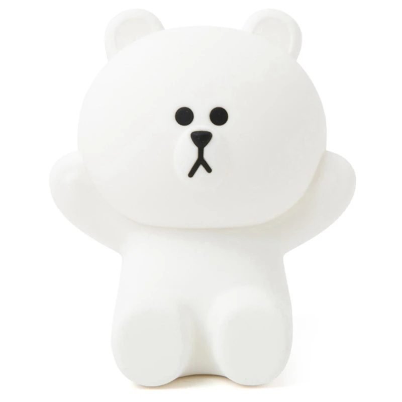 

Brown Bear Cute Lamp Bear Led ChildrenS Night Light Table Lamp Creative Light Fixtures For The Baby Kids Room(Us Plug)