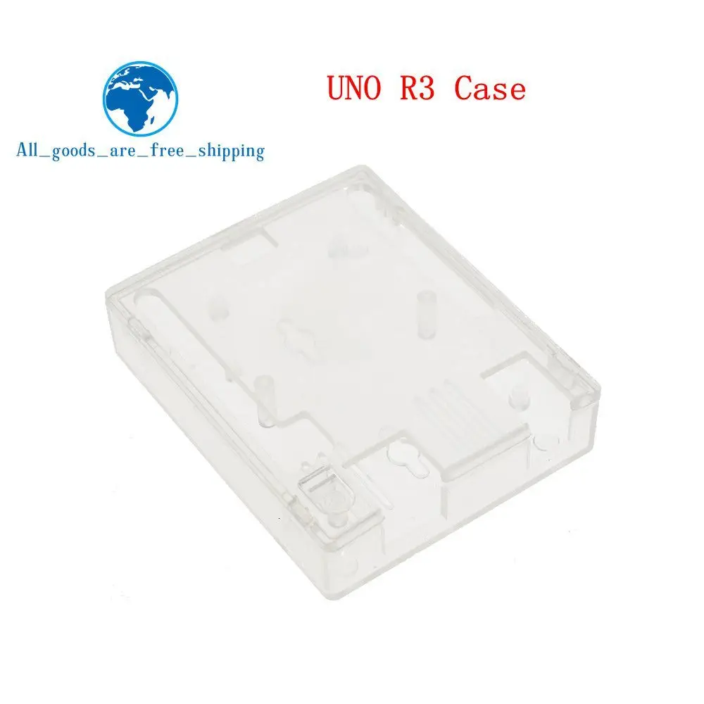 UNO R3 Case TZT высокое качество один Комплект UNO R3 CH340G+ MEGA328P Чип 16 МГц для Arduino UNO R3 макетная плата+ USB кабель - Цвет: UNO R3 Case