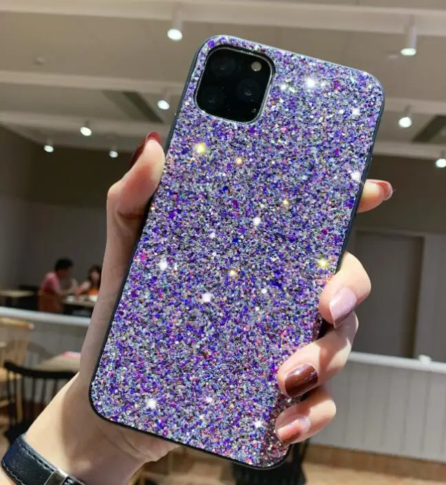 For Xiaomi Redmi Note 8T Cover redmi note 9 pro 8A 9A Luxury Glitter Sequins Shining Case for xiaomi mi POCO X3 NFC phone bags 