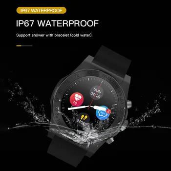 

IP67 Waterproof Smart Watch Stainless Steel Material For Android iOS Sports Fitness Calorie Wristband Wear Smart Watch zz7