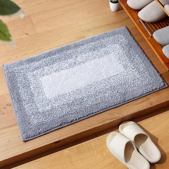 

50x80cm Floor Mat Area Rug Bathroom Easy Clean Entrance Dirts Trapper Non Slip Washable Home Decor Super Absorbent Front Door
