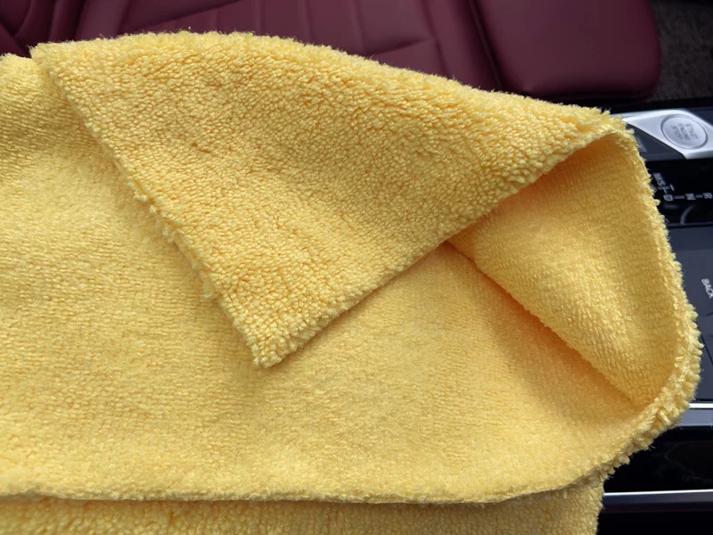 waters car wash Lucullan Yellow Cobra Edgeless Auto Detailing Towels-Professional 380GSM,Dual-Pile Plush Microfiber,Buffing & Polishing best wax for black cars