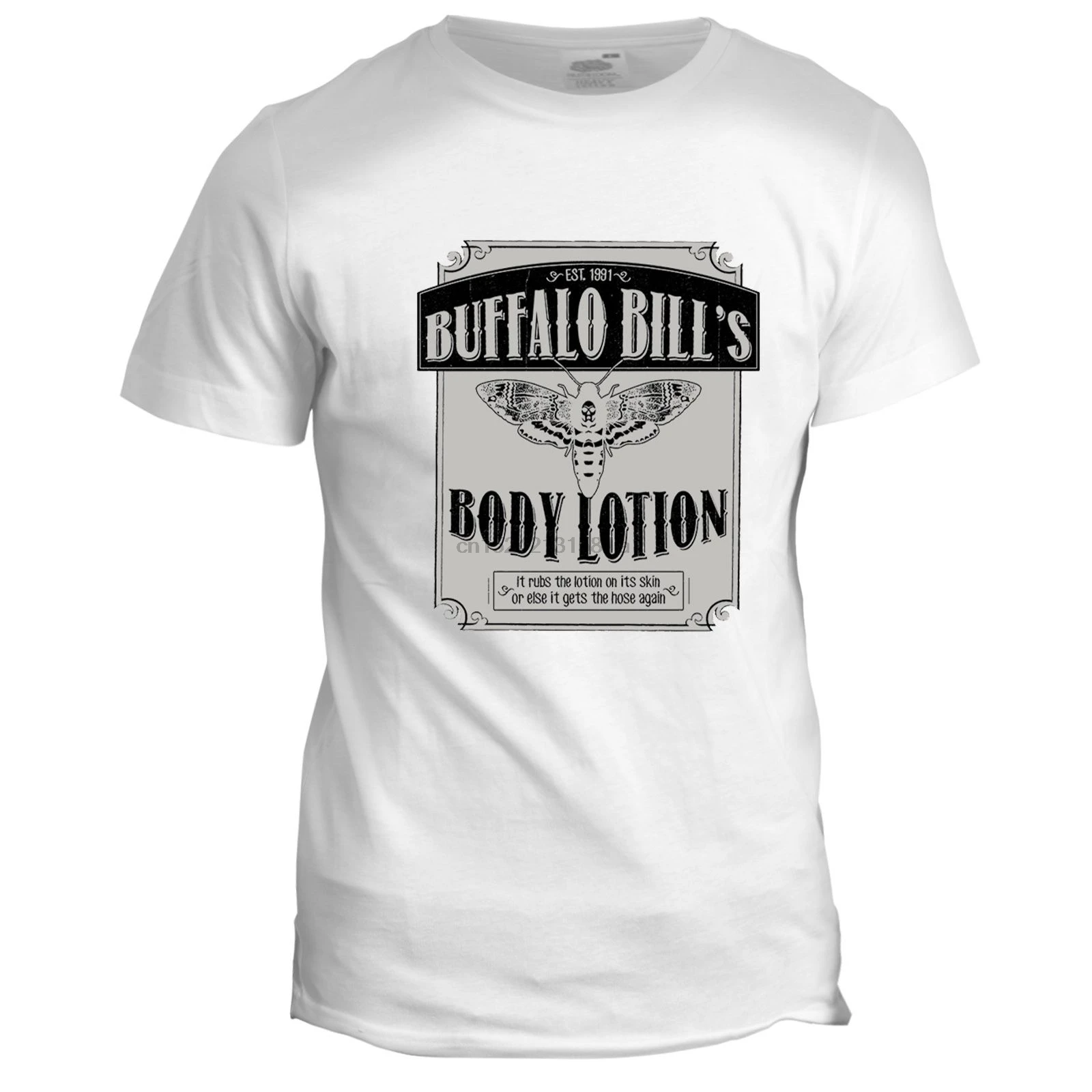 

Buffalo Bill Body Lotion Inspired Silence of Lambs Hannibal Film Movie T Shirt Cool Casual pride t shirt men Unisex New Fashion