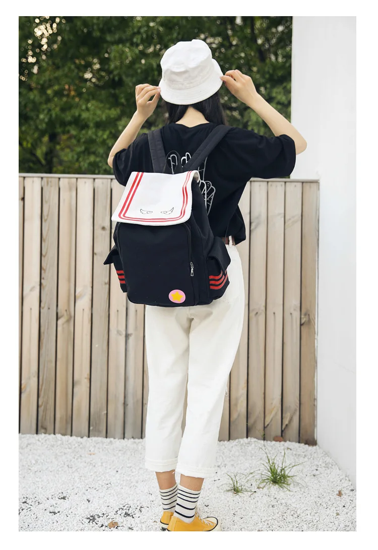 Аниме Cardcaptor Sakura Косплей Костюм, реквизит аксессуары рюкзак карта captor Sakura девушка милые крылья сумка