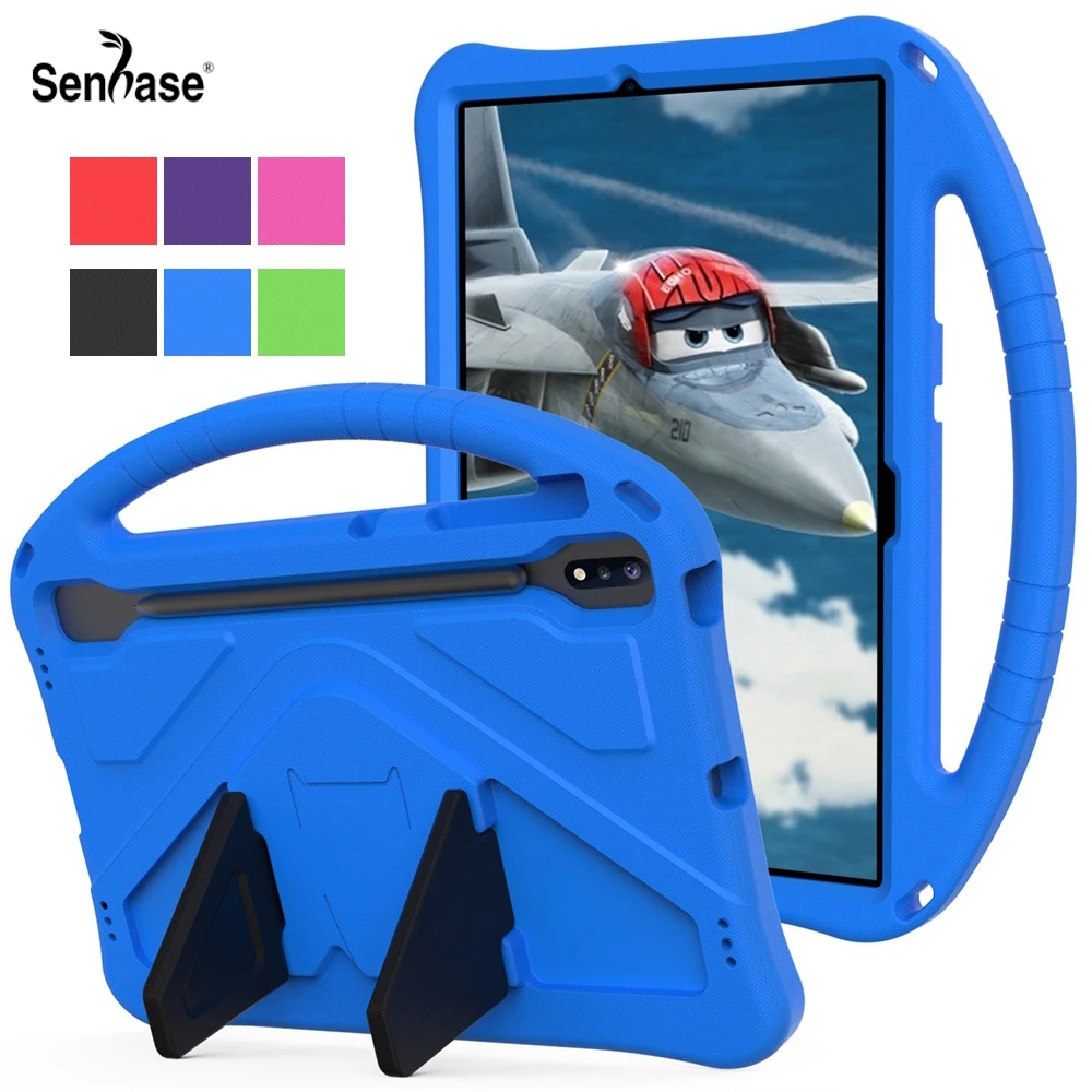 

Для Huawei MatePad Pro 12,6 дюймов 2021 WGR-W09 WGR-W19 чехол EVA пена портативный держатель для рук дети Безопасный противоударный чехол Подставка для планшета