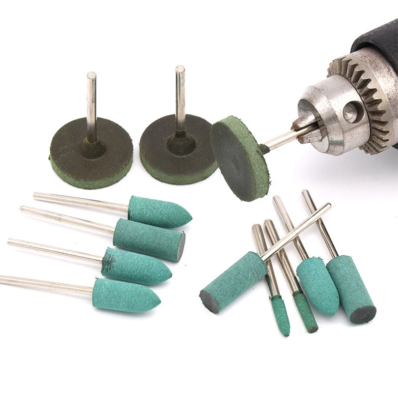 15pcs Rubber Grinding Head Polishing Buffing Wheel For Electric Mini Grinder Dremel Rotary Tools
