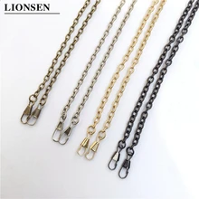 Lionsen-Bolsos de Metal tipo O para mujer, 40/60/120cm, hebillas de bolsos de cadena, correa de hombro para mujer, reemplazo de cadena cruzada, accesorios para bolso